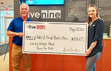 West Bend Park and Rec Donation 2022